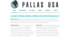 Desktop Screenshot of pallasusa.com