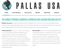 Tablet Screenshot of pallasusa.com